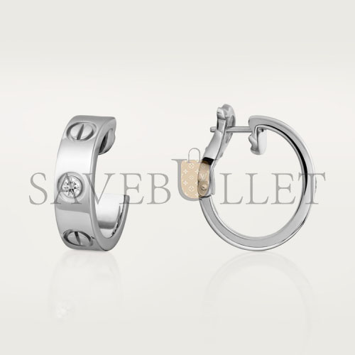 Ca*t*er  love earrings, 2 diamonds b8022800