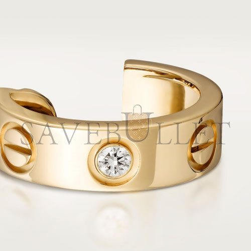 Ca*t*er  love earrings, 2 diamonds b8022900