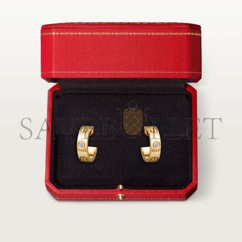 Ca*t*er  love earrings, 2 diamonds b8022900