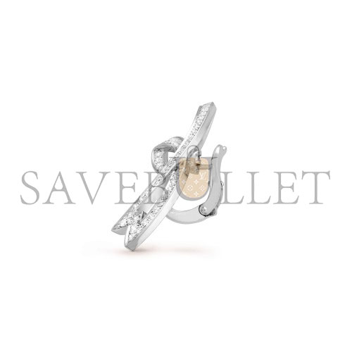 V*N CL*F arpels contes d’hiver earrings - white gold, diamond  vcarp3j400