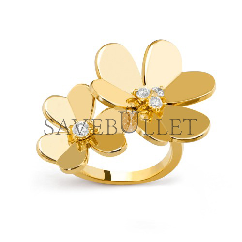 V*N CL*F arpels frivole between the finger ring - yellow gold, diamond  vcarb67600