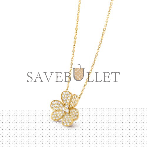V*N CL*F arpels frivole pendant, large model - yellow gold, diamond  vcarp0j700