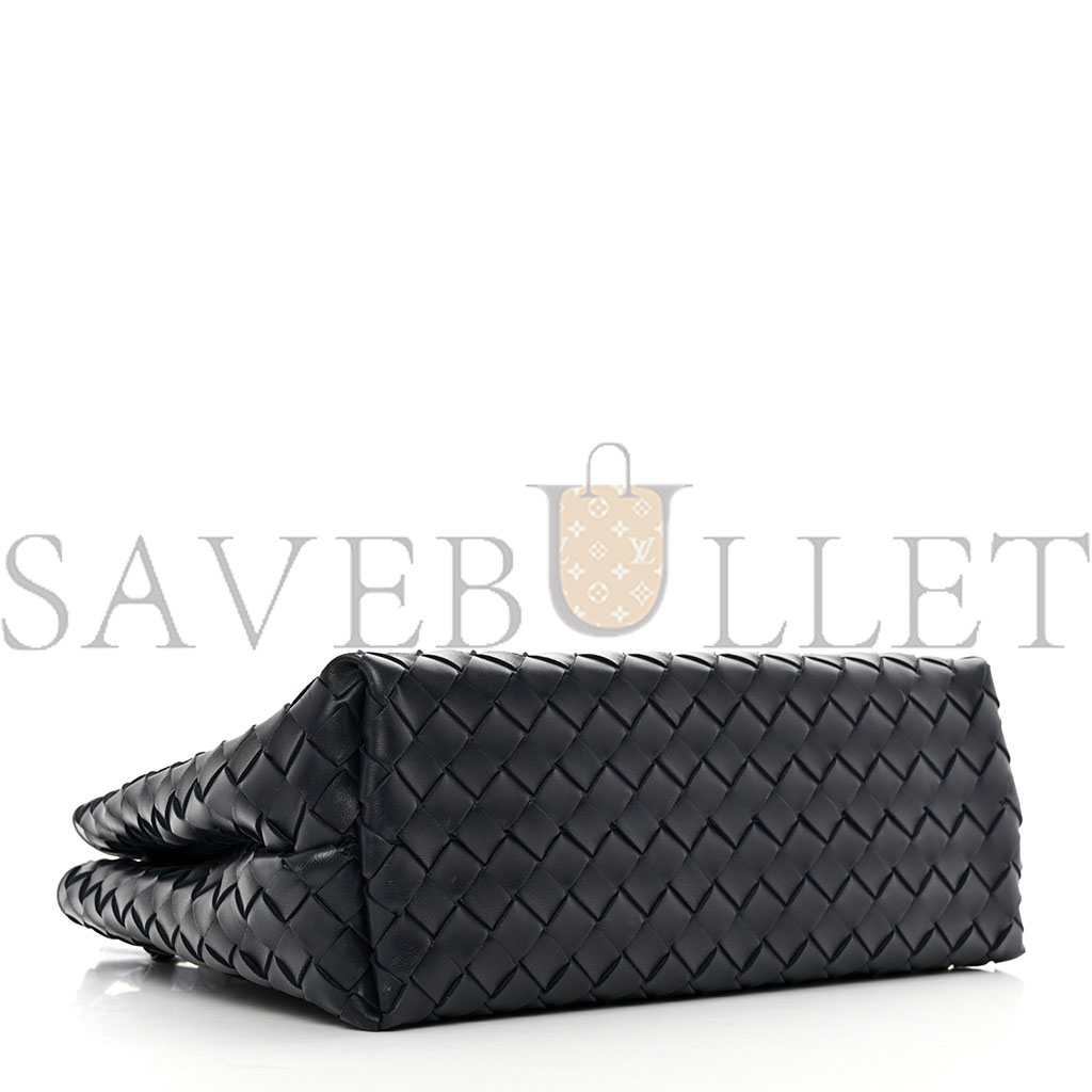 bo*te*ga Ve*ne*ta black intrecciato medium andiamo shoulder bag space (32*25*11cm)