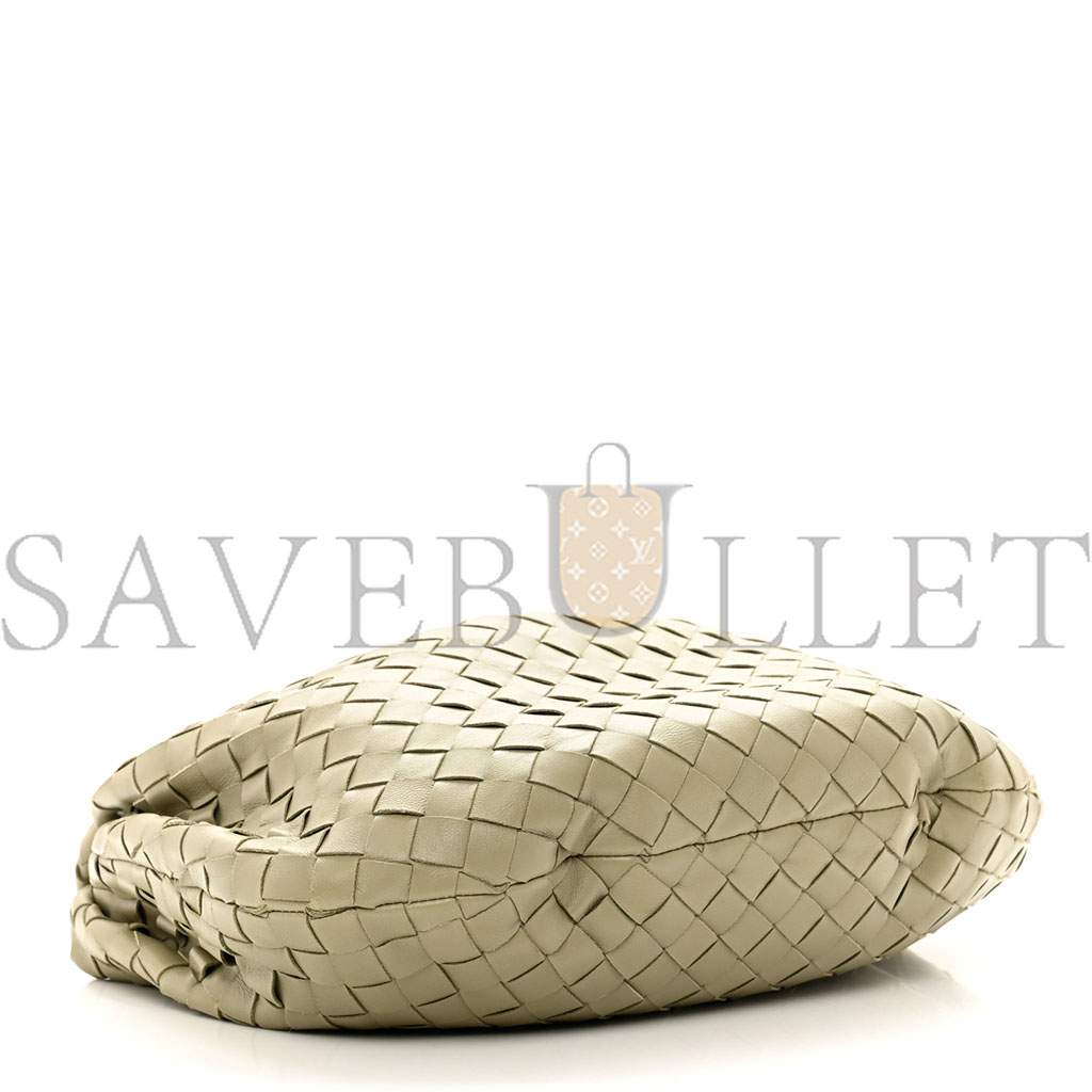 bo*te*ga Ve*ne*ta nappa intrecciato teen jodie hobo travertine (37*21cm)