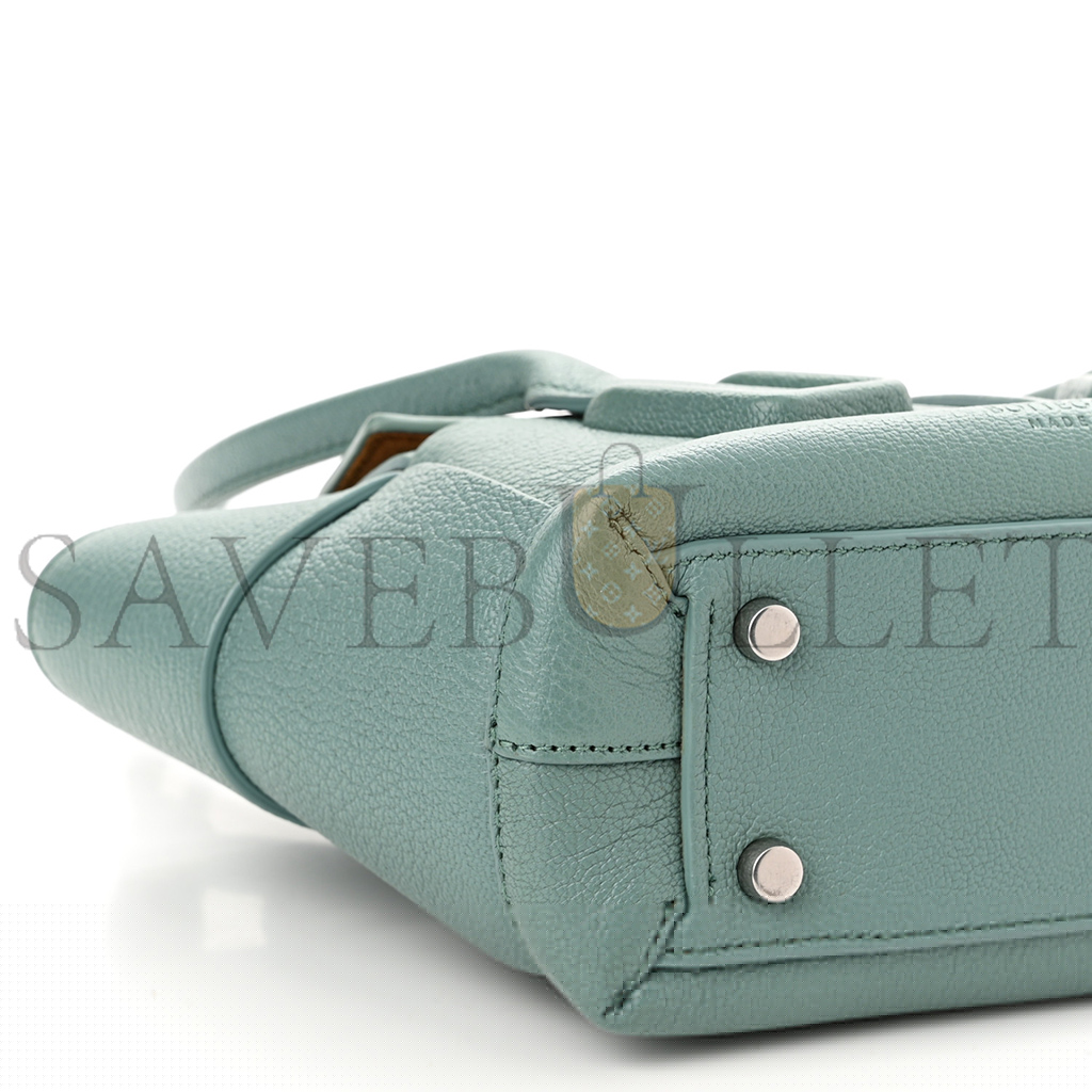 bo*te*ga Ve*ne*ta grained calfskin maxi intrecciato arco 33 blue (22*22*9cm)