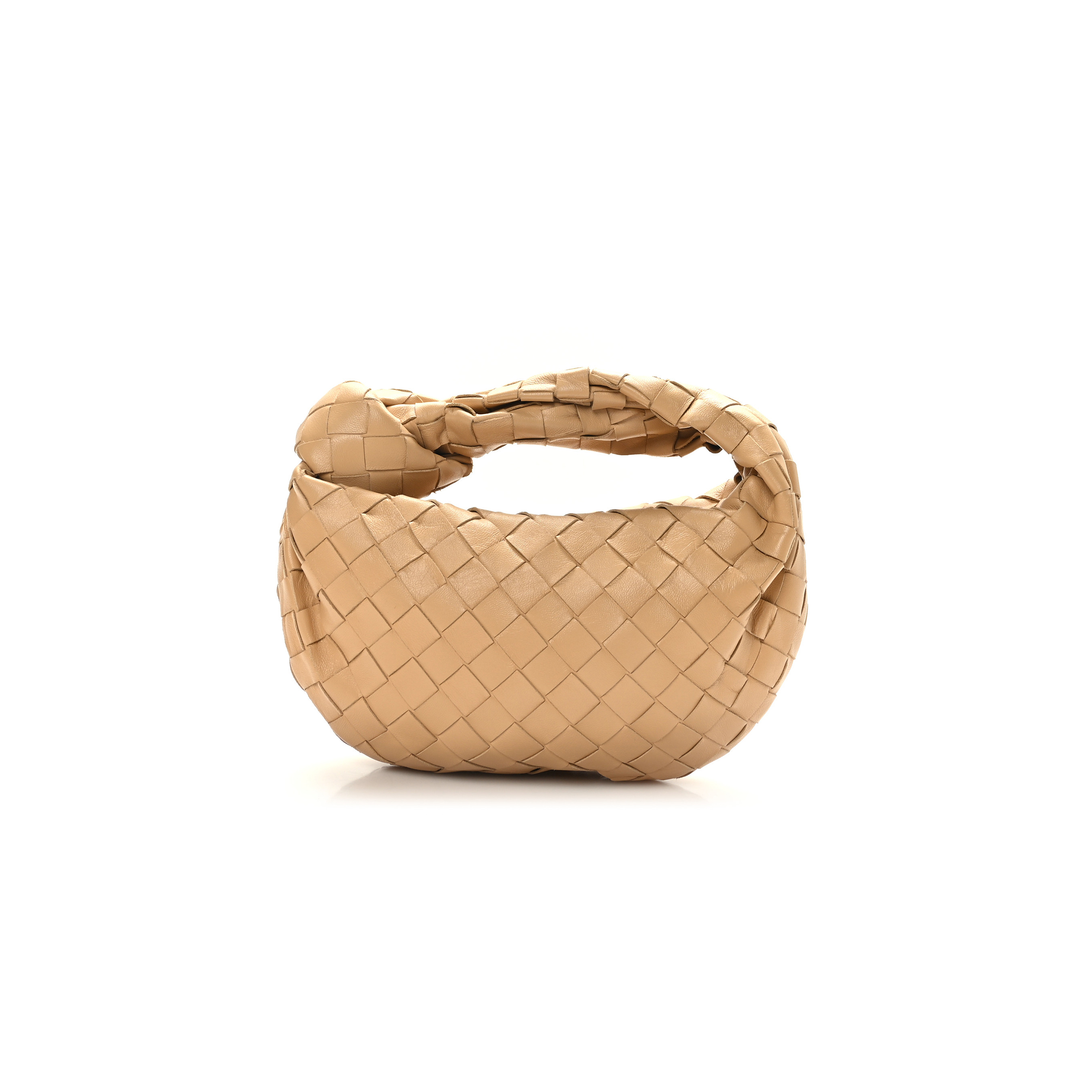 bo*te*ga Ve*ne*ta nappa intrecciato mini jodie almond (23*13*5cm)