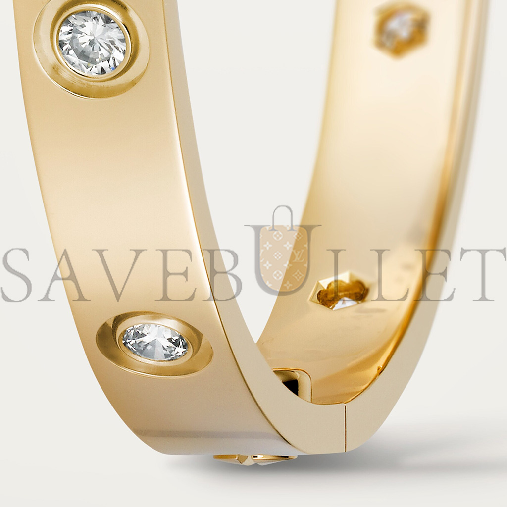 Ca*t*er  love bracelet, 10 diamonds  b6070317