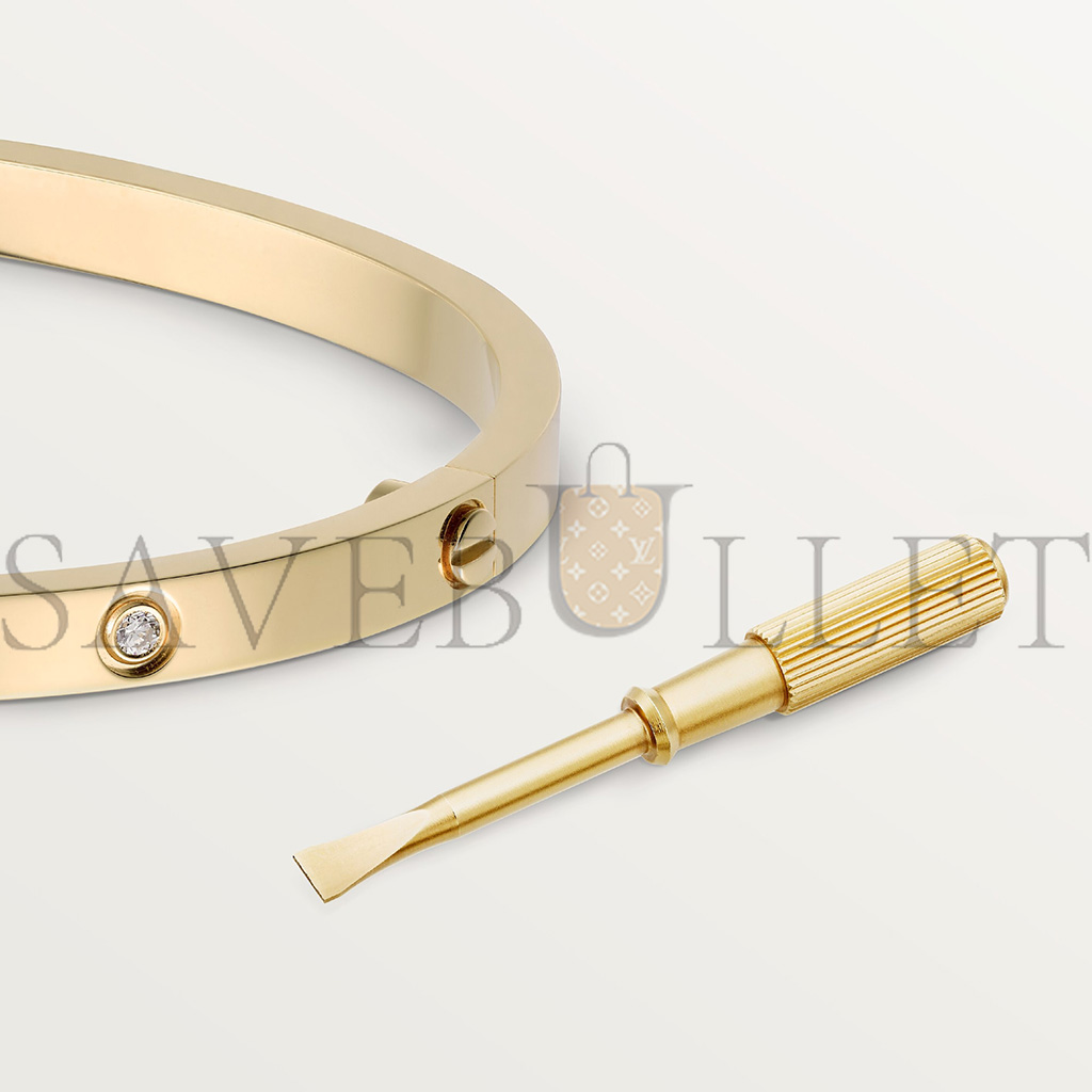 Ca*t*er  love bracelet, small model, 10 diamonds b6047817