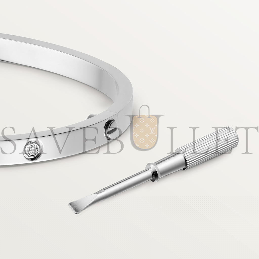 Ca*t*er  love bracelet, small model, 10 diamonds b6048017