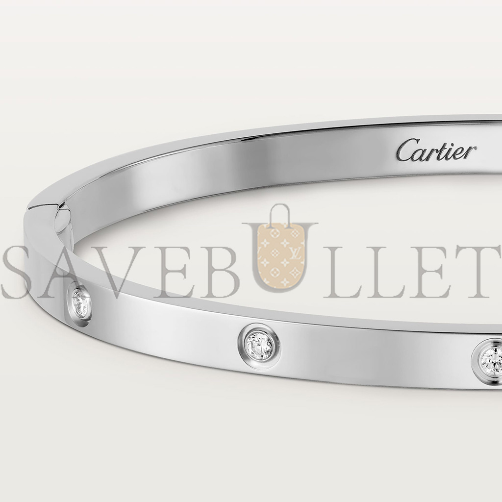Ca*t*er  love bracelet, small model, 10 diamonds b6048017