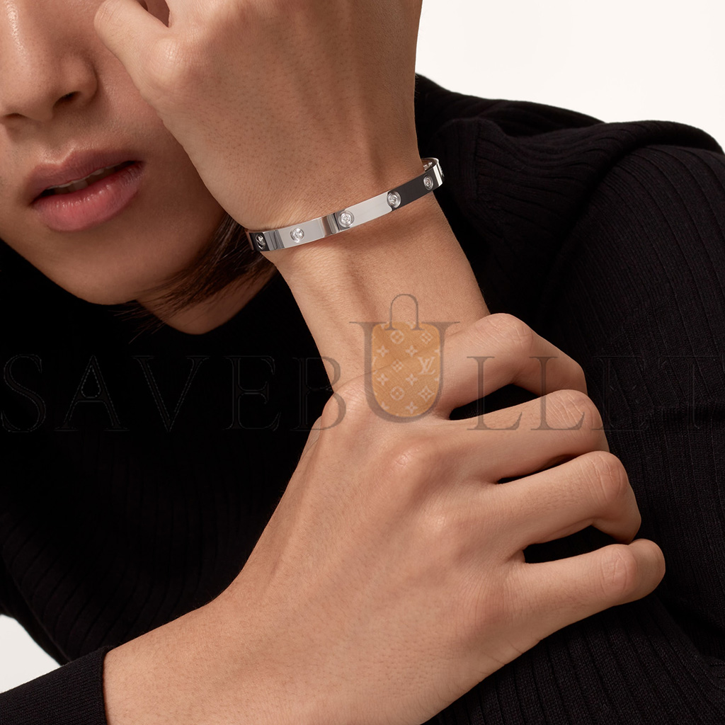 Ca*t*er  love bracelet, 10 diamonds b6070417