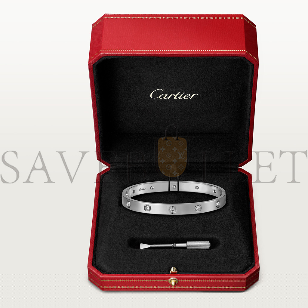 Ca*t*er  love bracelet, 10 diamonds b6070417