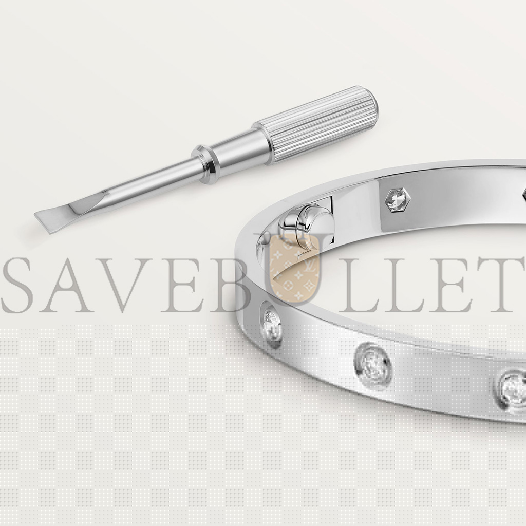 Ca*t*er  love bracelet, 10 diamonds b6070417
