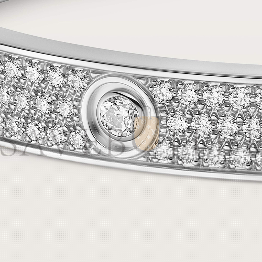 Ca*t*er  love bracelet, diamond-paved n6033602