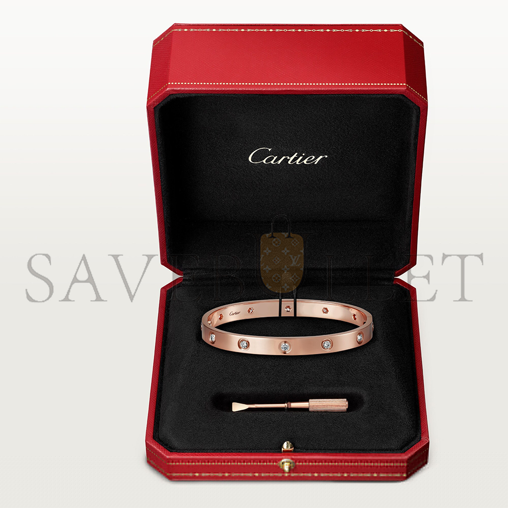 Ca*t*er  love bracelet, 10 diamonds b6070217