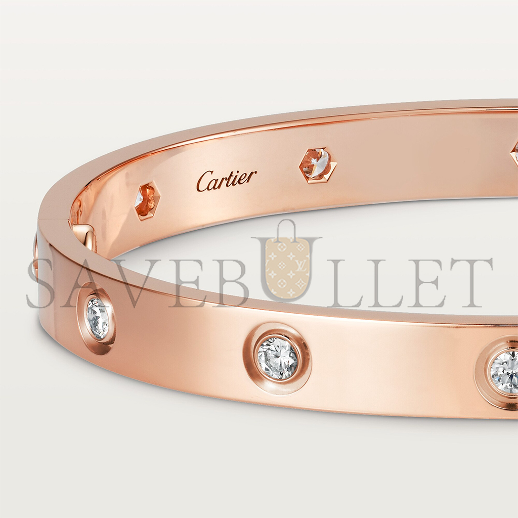 Ca*t*er  love bracelet, 10 diamonds b6070217