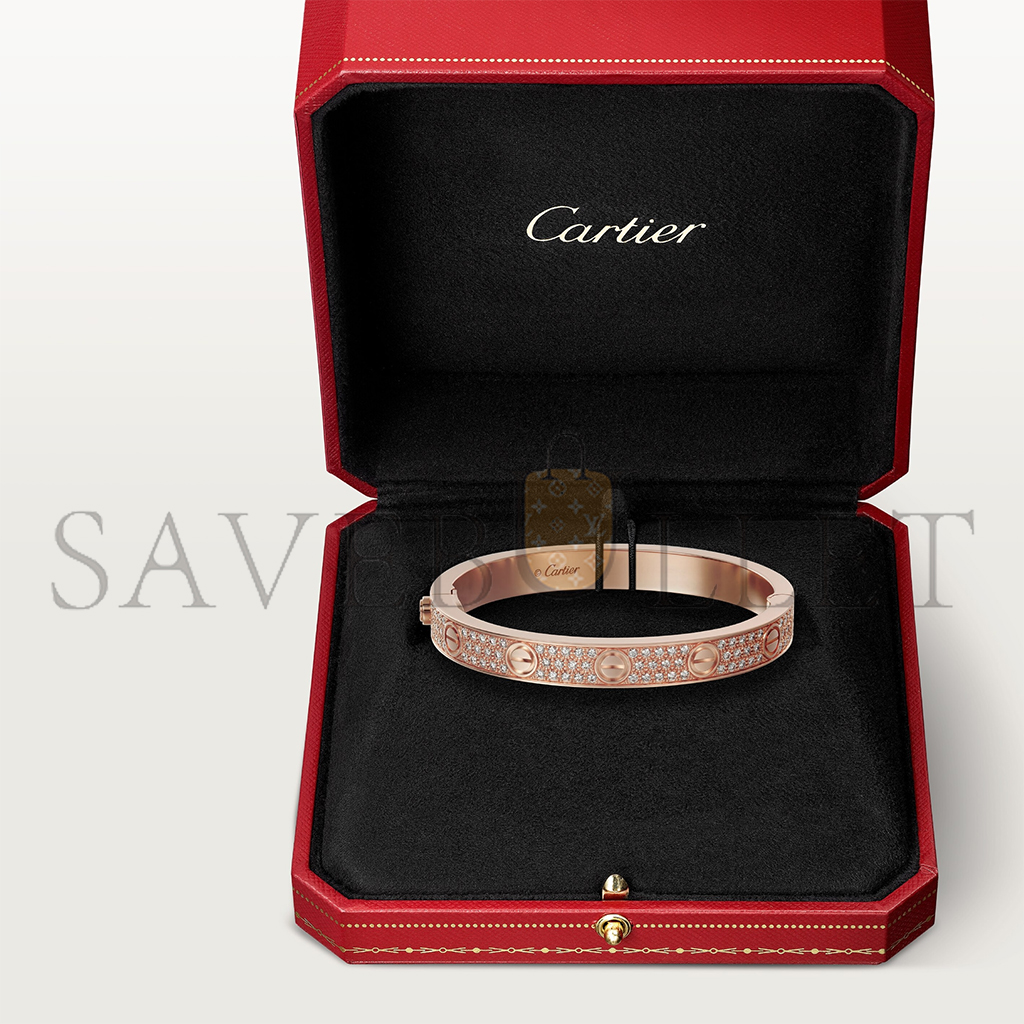Ca*t*er  love bracelet, diamond-paved n6036917