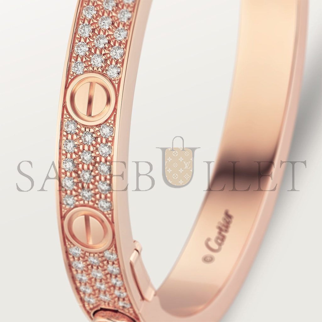 Ca*t*er  love bracelet, diamond-paved n6036917