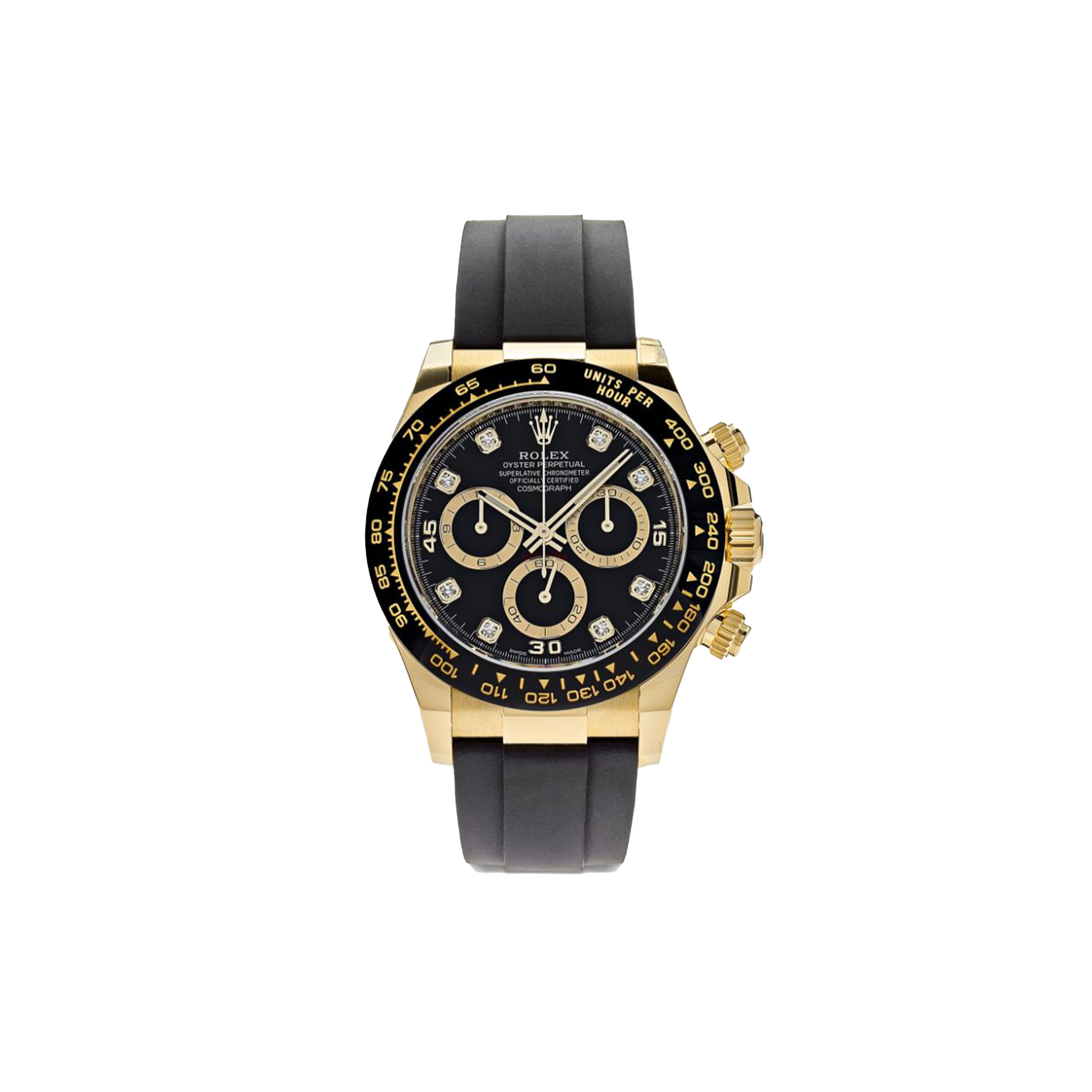 R*l*x daytona 40mm watch diamond-encrusted black dial watch 116518ln