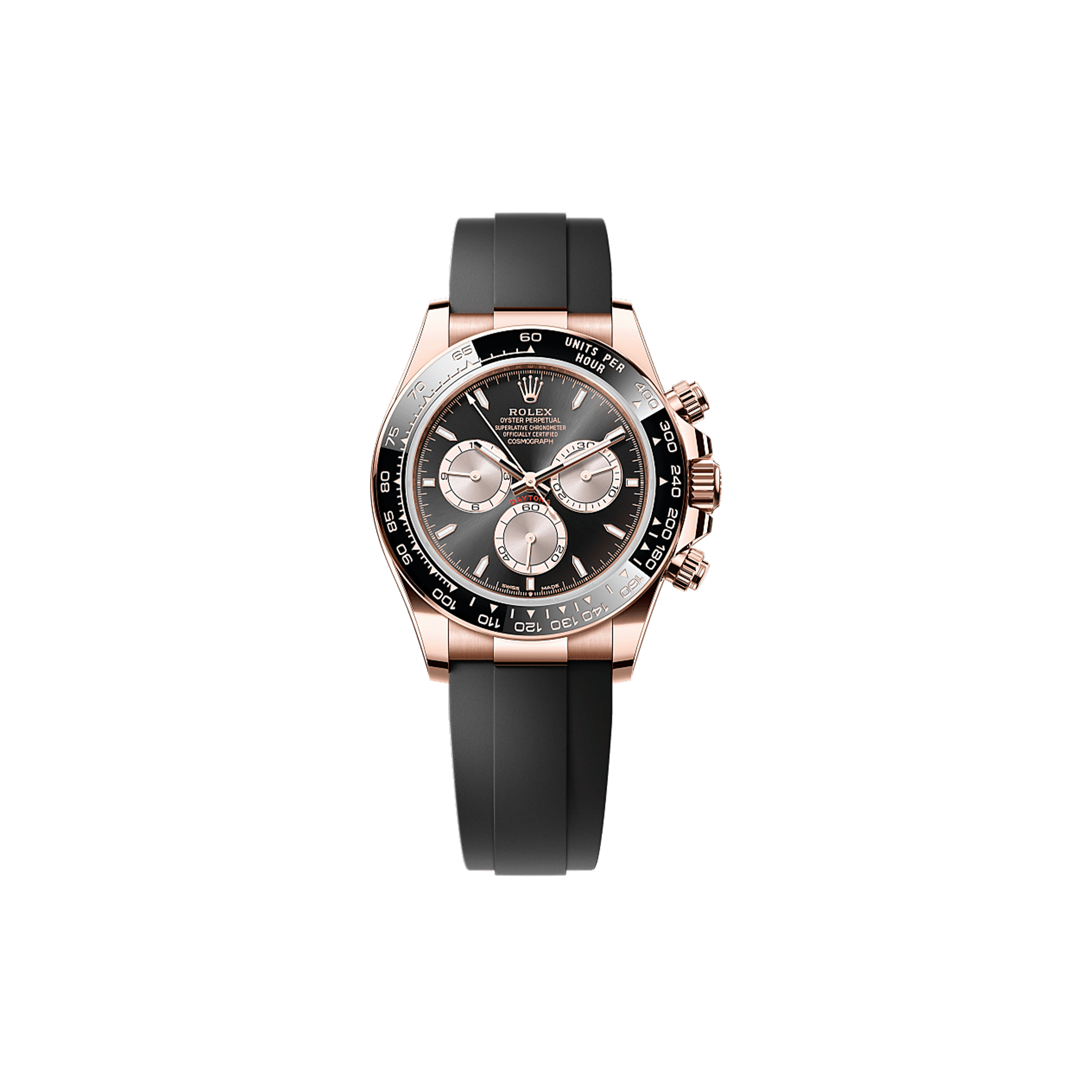 R*l*x cosmograph daytona oyster, 40 mm, everose gold watch 126515ln-0002