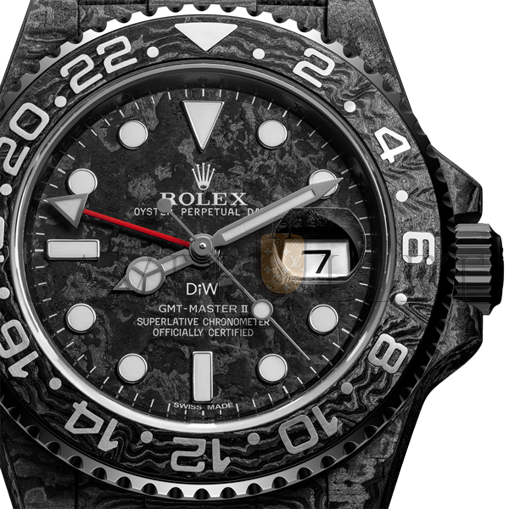 R*l*x gmt-master ii diw all black watch 116710