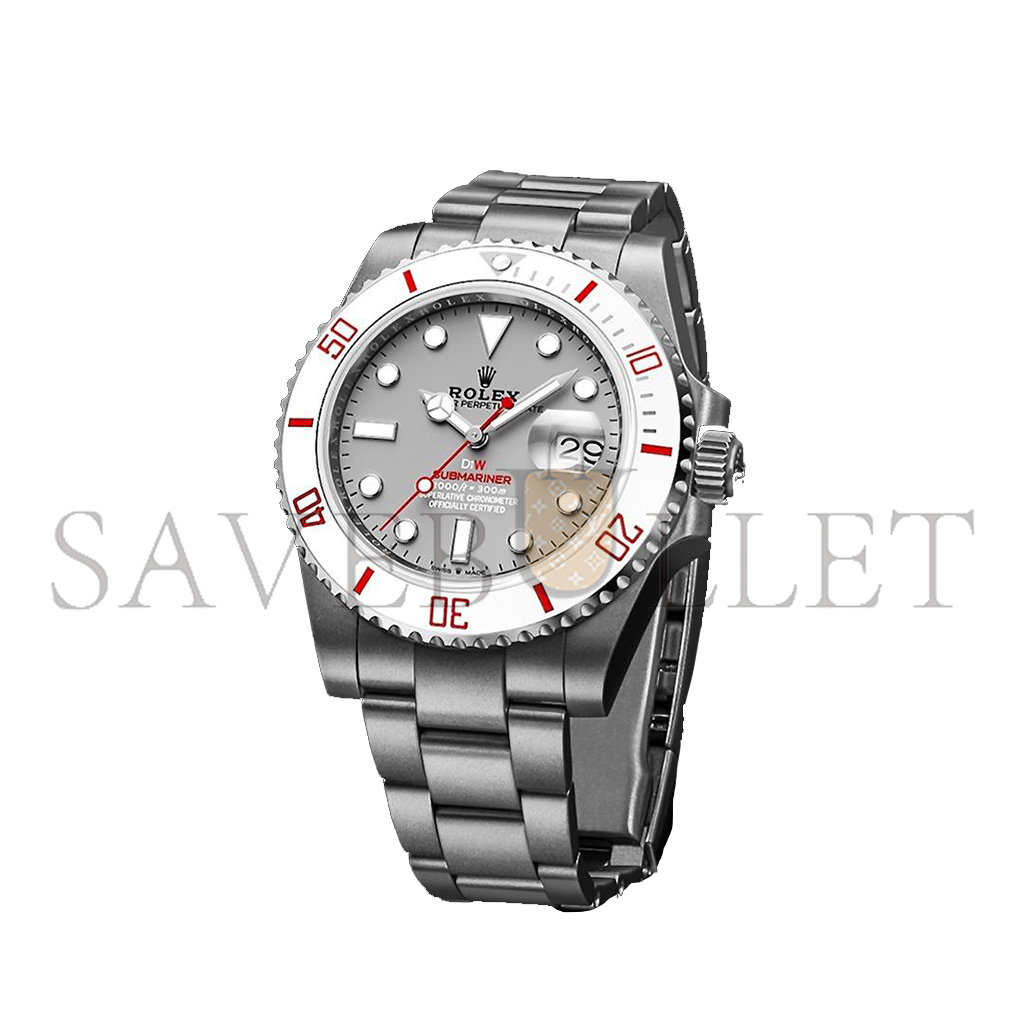 R*l*x submariner diw parakeet grey dial watch 116610ln