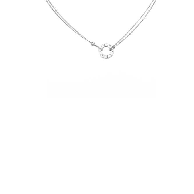 Ca*t*er  love necklace, 2 diamonds b7219400